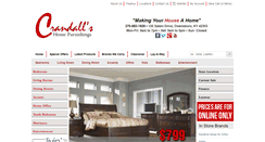 Desktop Screenshot of crandallshomefurnishings.com